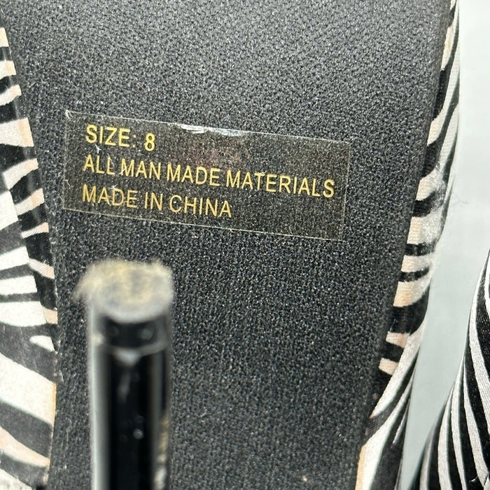 Charlotte Russe Women’s Black White Heels Shoes - Size 8 From| PanacheProse