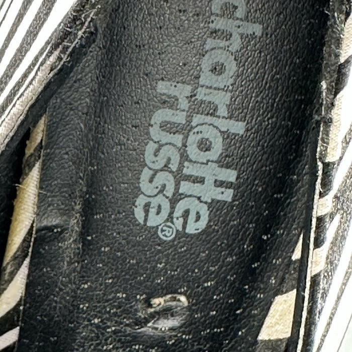 Charlotte Russe Women’s Black White Heels Shoes - Size 8 From| PanacheProse