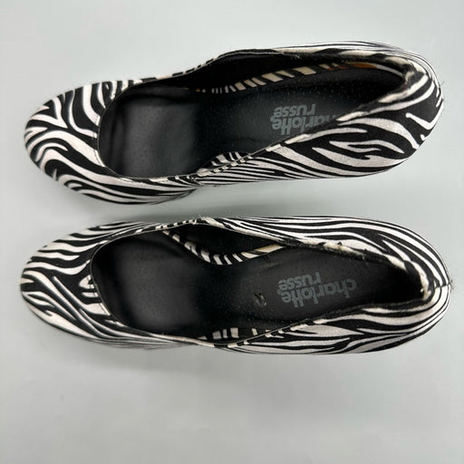 Charlotte Russe Women’s Black White Heels Shoes - Size 8 From| PanacheProse