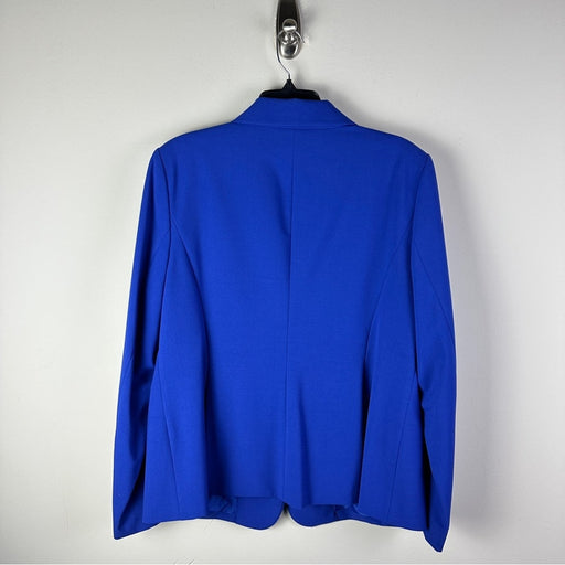Chaus New York Women’s Blue Career Solid Jacket – Size 16 From PanacheProse