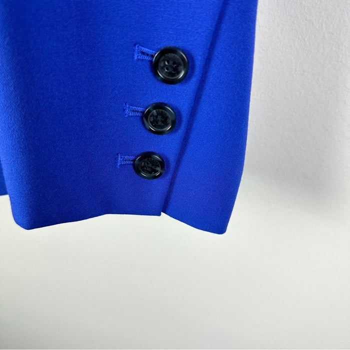 Chaus New York Women’s Blue Career Solid Jacket – Size 16 From PanacheProse