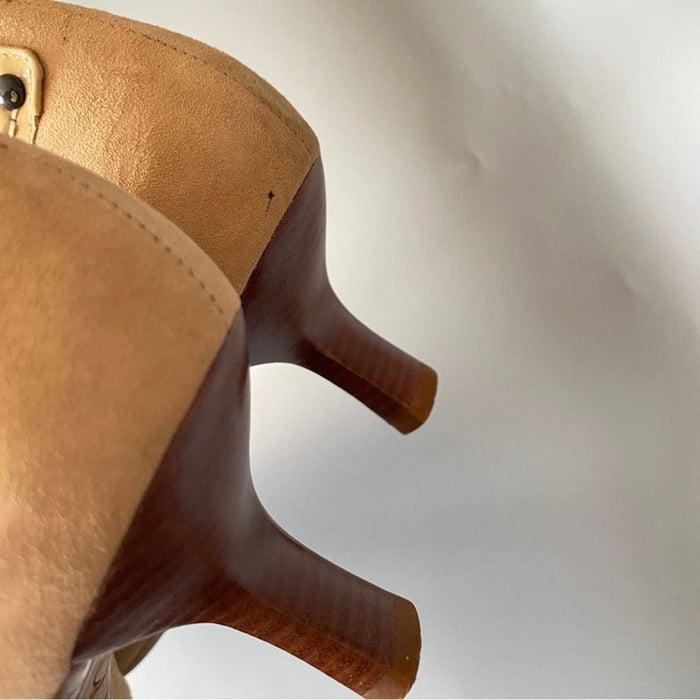 Cole Haan Women’s Suede Leather Trim Heel Shoes - Size 8.5 From PanacheProse