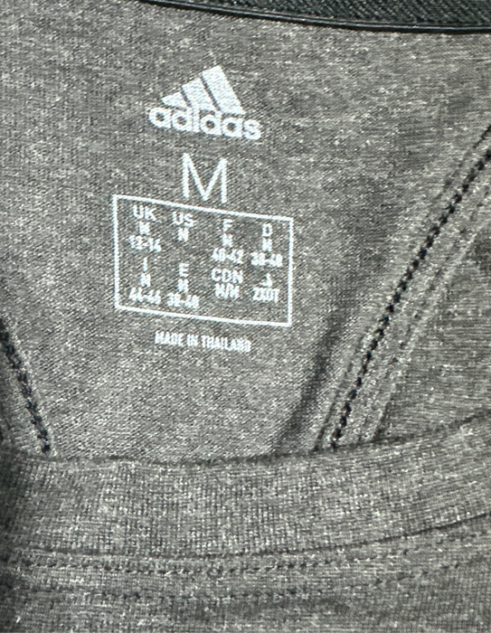 Pre-Loved by PanacheProse 
Adidas Gray Logo Muscle Tank – Size M