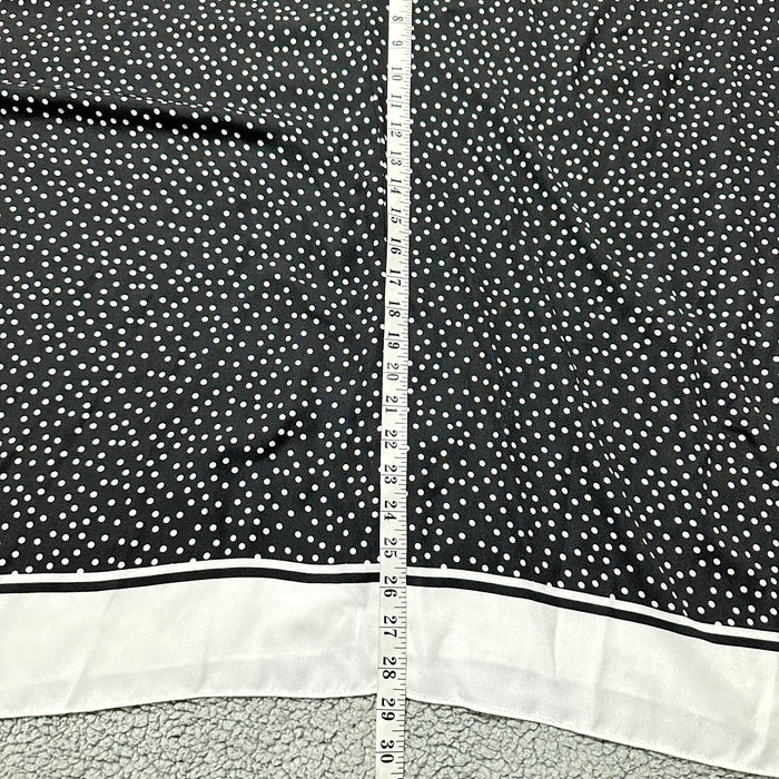 Danny and Nicole Black White Polka Dot Sleeveless Top - Size 18W, from PanacheProse