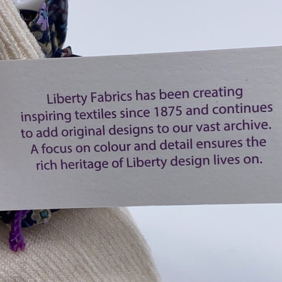 Edge hill Collection Liberty London ivory 2 Pack Socks - Size XS(0-4Months), from PanacheProse