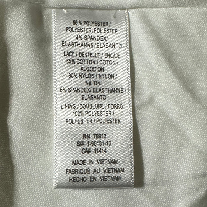 Pre-Loved Motherhood Maternity White Lace Dress – Size 1X
