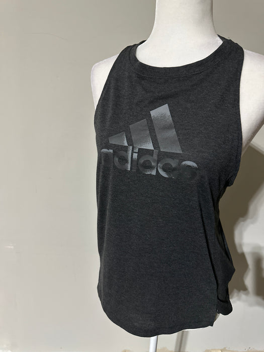 Pre-Loved by PanacheProse 
Adidas Gray Logo Muscle Tank – Size M