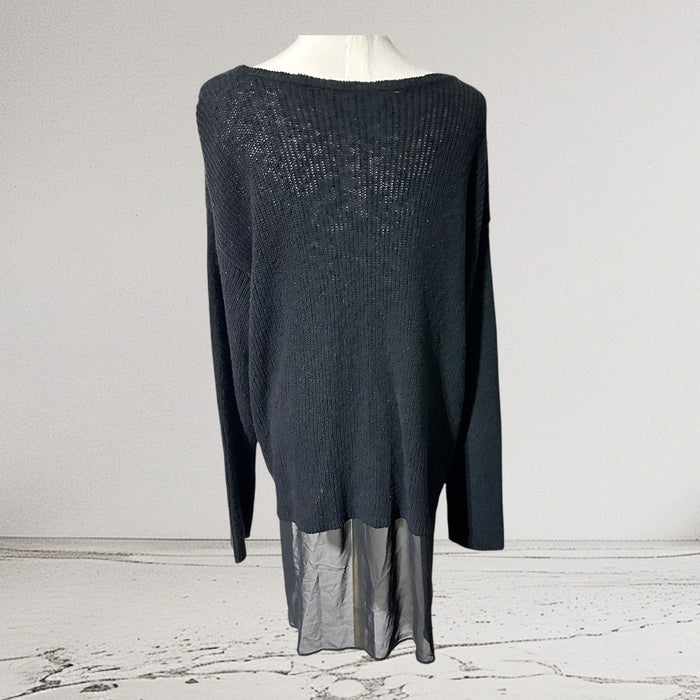Pre-Loved Two by Vince Camuto Charcoal Knit Top – Women’s Size 2X