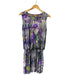 Floral Sleeveless Dress - Purple and Green - Size Women’s XXL, from PanacheProse