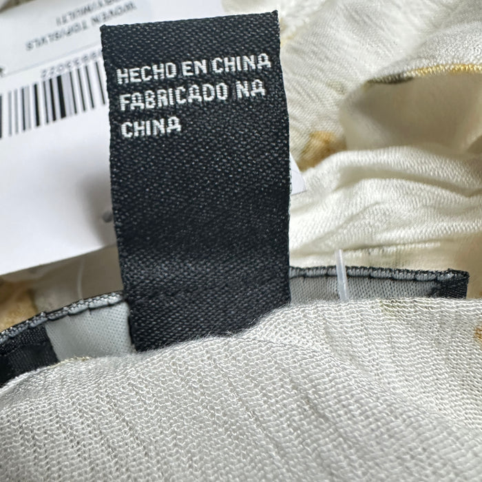 Forever 21 Yellow Floral Peplum Top – Size Small, from PanacheProse