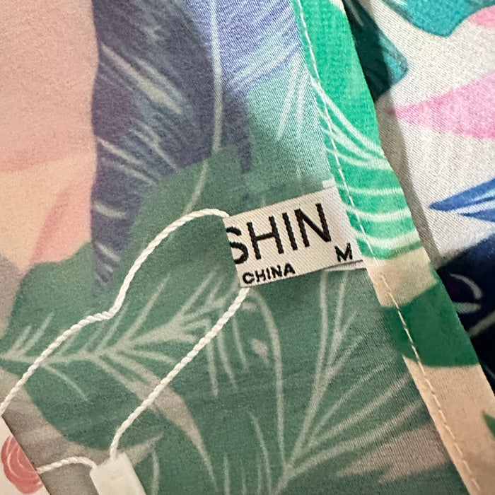Brand New Aceshin Vibrant Leaf Pattern Kimono Tassel Design Size M Fit Most