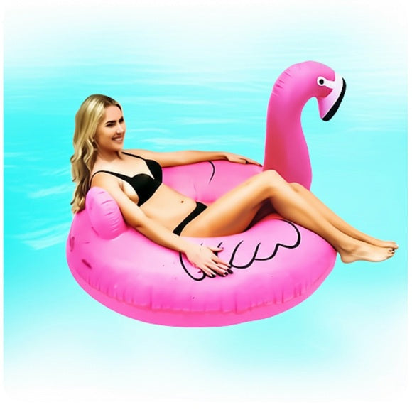 GoFloats Inflatable Flamingo Party Tube, from PanacheProse