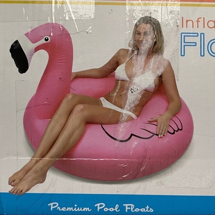 GoFloats Large Flamingo Inflatable Pool Float Tube -, from PanacheProse