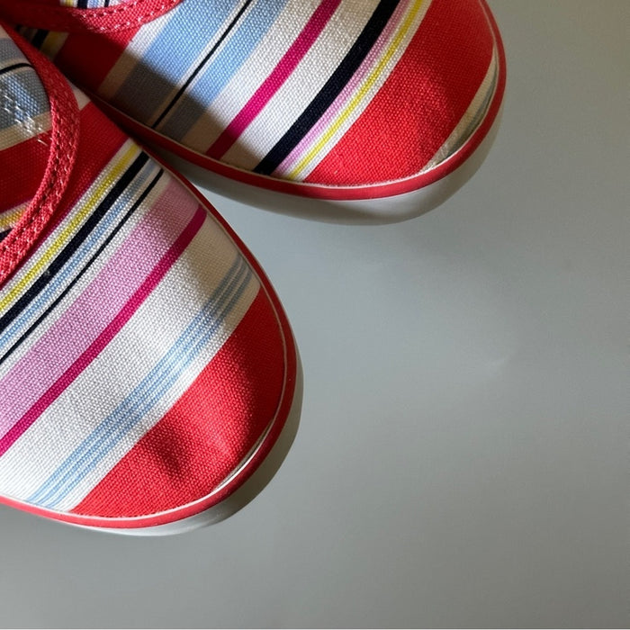 Gymboree Big Girl’s Size 4 Floral Canvas Shoes Tennis Flat Sneakers - Size 4 , from PanacheProse