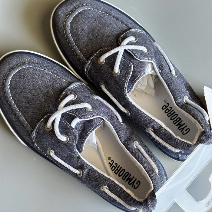 Gymboree Little Boys  Chambray Canvas Shoes Tennis Flat Sneakers - Size 13, from PanacheProse