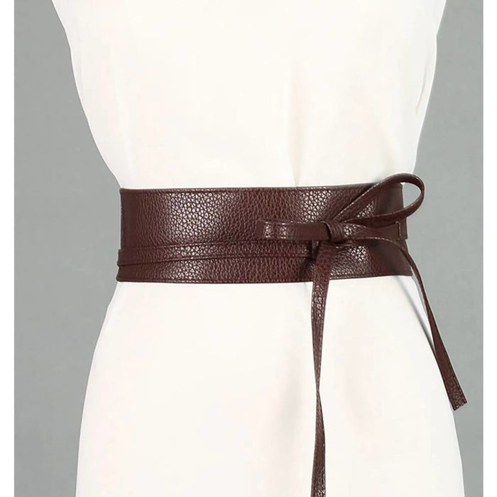 Gypsy Wrap Around Waist Belt  Pretty Ego Black Cinched Corset -from PanacheProse