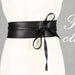 Gypsy Wrap Around Waist Belt  Pretty Ego Black Cinched Corset -from PanacheProse