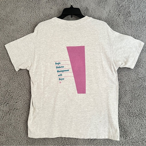 Hanes Vintage Gray Men's T-Shirt - Size Large (42–44) From PanacheProse