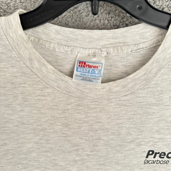 Hanes Vintage Gray Men's T-Shirt - Size Large (42–44) From PanacheProse