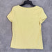 Inno Yellow Women's Crew Neck Short Sleeve Blouse - From PanacheProse
