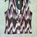 Jones New York Sleeveless abstract pattern Blouse - From PanacheProse