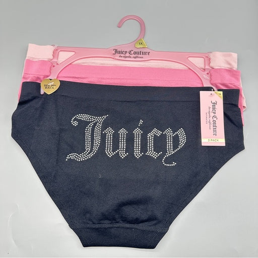 Juicy Couture Women’s Cheeky Pink and Black Underwear Accessory - Size 1X, from PanacheProse