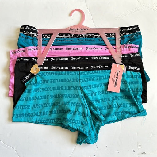 Juicy Couture Women’s Logo  Hipster 5 Packs Cute & Curve Underwear - Size 1X, from PanacheProse