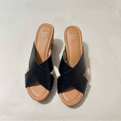 Kaari Blue Women’s Aries Casual Solid Color Black - Size 8.5M, from PanacheProse