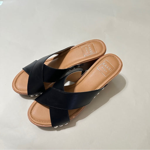 Kaari Blue Women’s Aries Casual Solid Color Black - Size 8.5M, from PanacheProse