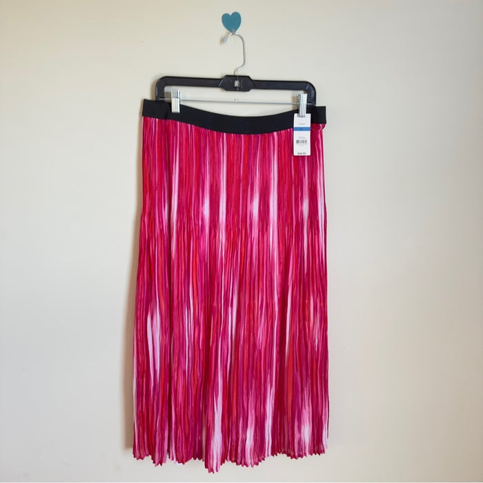 Kim Rogers Elastic Waist Pleated Skirt for Women - Size XL, from PanacheProse