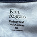 Kim Rogers  Soft Navy Floral Long Sleeve T-Shirt Women’s 100% Cotton - Size XL, from PanacheProse
