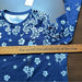 Kim Rogers  Soft Navy Floral Long Sleeve T-Shirt Women’s 100% Cotton - Size XL, from PanacheProse