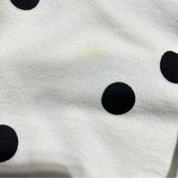 LOFT Outlet White Polka Dot Ruffle Sleeve Cotton Top Women’s - Size XL, from PanacheProse