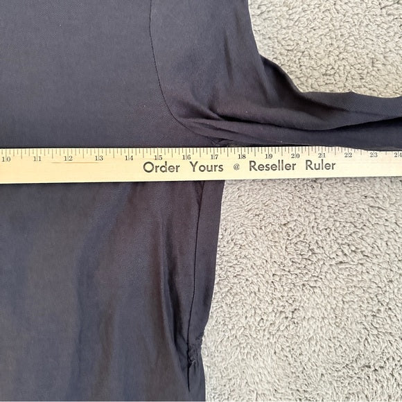 LOFT Petites Navy Women's 100% Cotton Blouse - Size Small Petite From PanacheProse