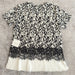 Laundry by Shelli Segal Lace Pleated Hem Top - Size XS, from PanacheProse