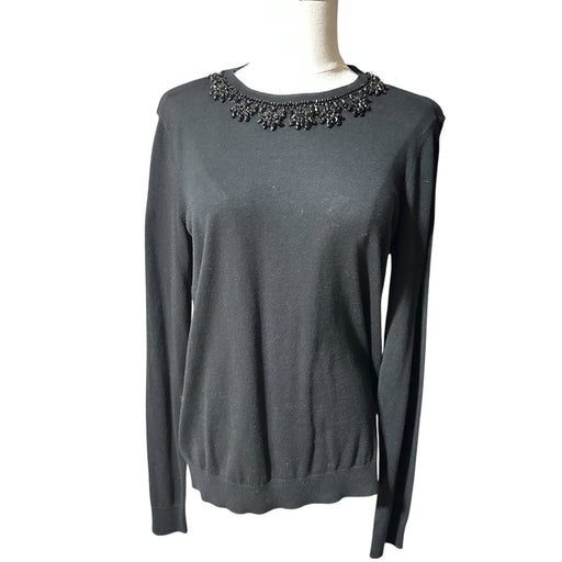 Lauren Ralph Lauren Black Embellished Sweater – Women’s Large from PanacheProse