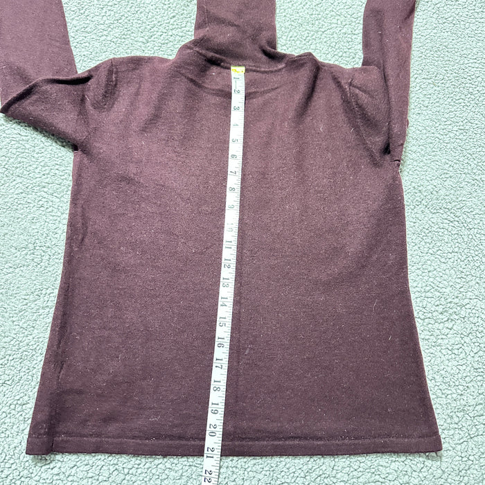 Lauren Ralph Lauren Plum Merino Wool Turtleneck Sweater - Size XL, from PanacheProse