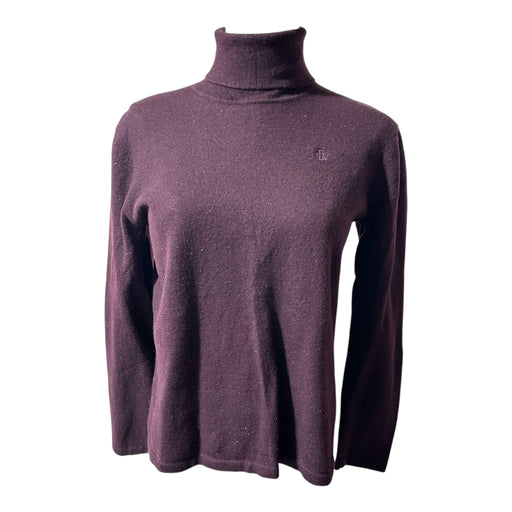 Lauren Ralph Lauren Plum Merino Wool Turtleneck Sweater - Size XL, from PanacheProse