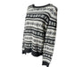 Lauren Ralph Lauren Women’s Black & White Beaded Christmas Sweater – Size Medium from PanacheProse