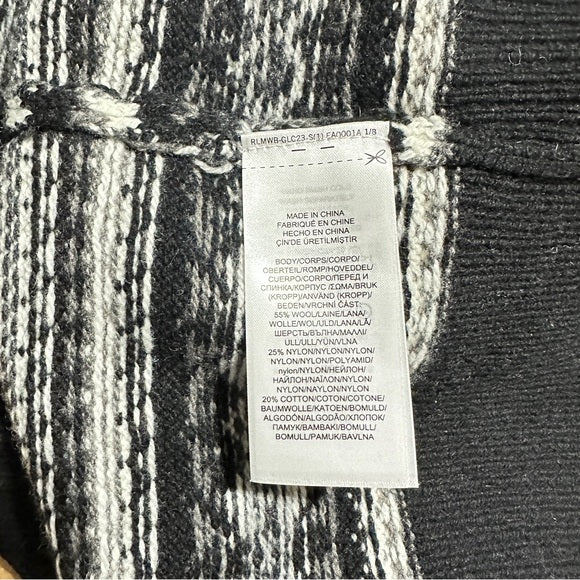 Lauren Ralph Lauren Women’s Black & White Beaded Christmas Sweater – Size Medium from PanacheProse