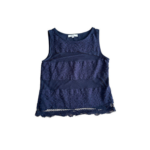 Loft Women’s Lace Insert Casual Sleeveless Crew Neck Blouse - Size Women’s Small, from PanacheProse