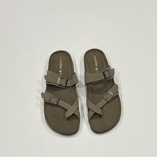 Madden Girl Taupe Women’s Bryce Toe Ring Sandals - Size 7.5M , from PanacheProse