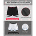 Men Black Swim Trunks with Zipper Pocket Shorts - From PanacheProse