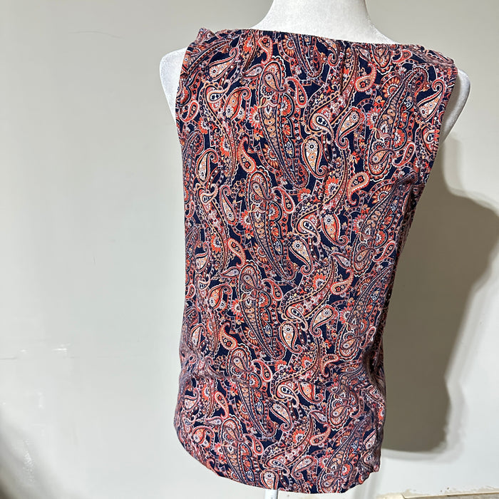 Michael Kors Paisley Print Knit Top – Size Medium From PanacheProse