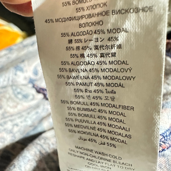 Michael Kors Paisley Print Knit Top – Size Medium From PanacheProse