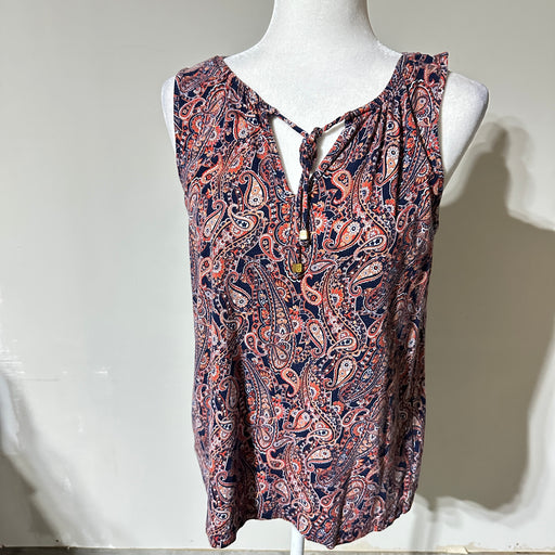 Michael Kors Paisley Print Knit Top – Size Medium From PanacheProse