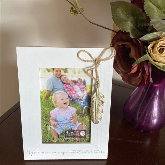 NWT You Are Our Greatest Adventure Photo Frame - Size 4X6, from PanacheProse
