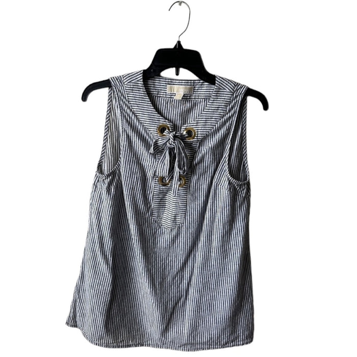 Nautica Michael Michael Kors Women’s Sleeveless Striped Blouse - Size Medium From PanacheProse