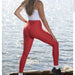 New Arrivals Red Textured Women's Leggings - From PanacheProse