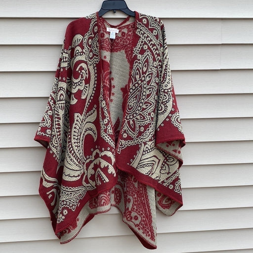 New Boho Reversible Ruana Wrap Shawl -  from PanacheProse
